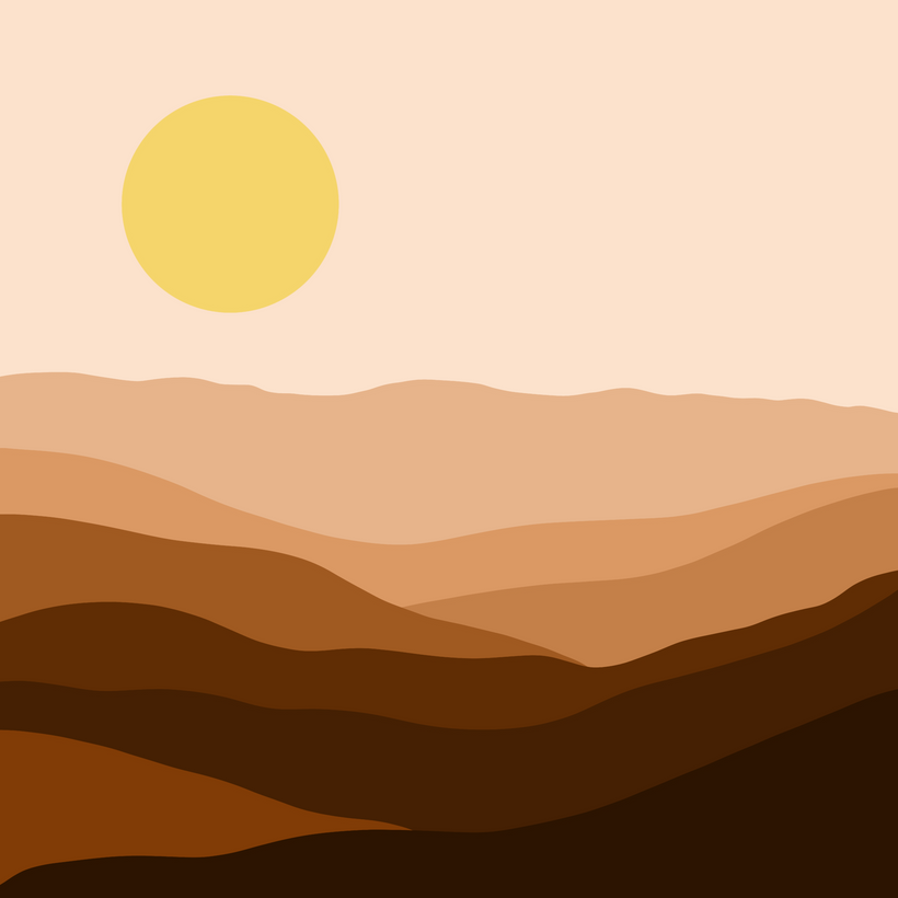  Illustration of a Mountain